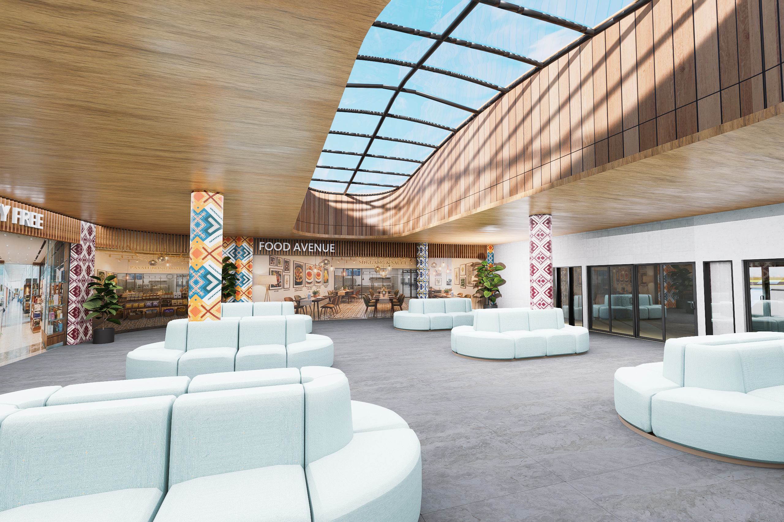 Interior Rendering - Dining & Lounge Area